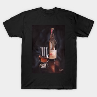 The Single Malt Scotch - Oil Painting T-Shirt